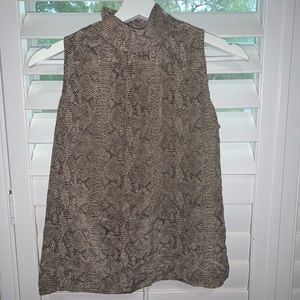 Jones New York silk snake pattern